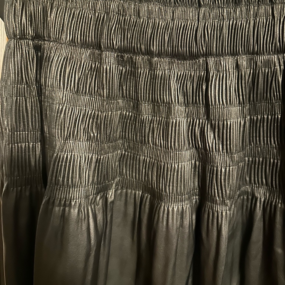 7 For All Mankind Black A-Line Skirt
